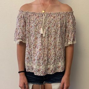 American Eagle Off the Shoulder Blouse